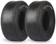 (2 Pack) 13X5.00-6 Lawn Mower Tubeless Tire, 13X5-6 Riding Zero Turn Lawnmower S