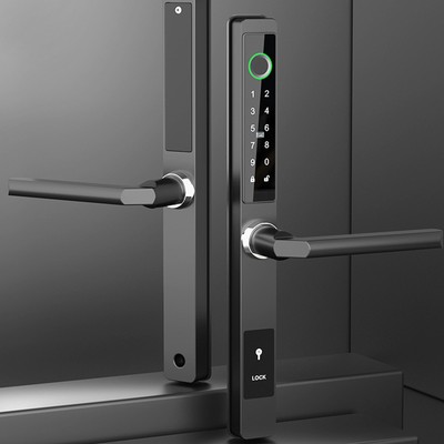 Fingerprint Electronic Smart Door Lock Waterproof Bluetooth Pass Outdoor SlidiLf
