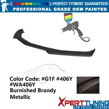 Fits 16-24 Chevy Camaro 1LE Front Bumper Lip ABS #G1F Burnished Brandy Metallic