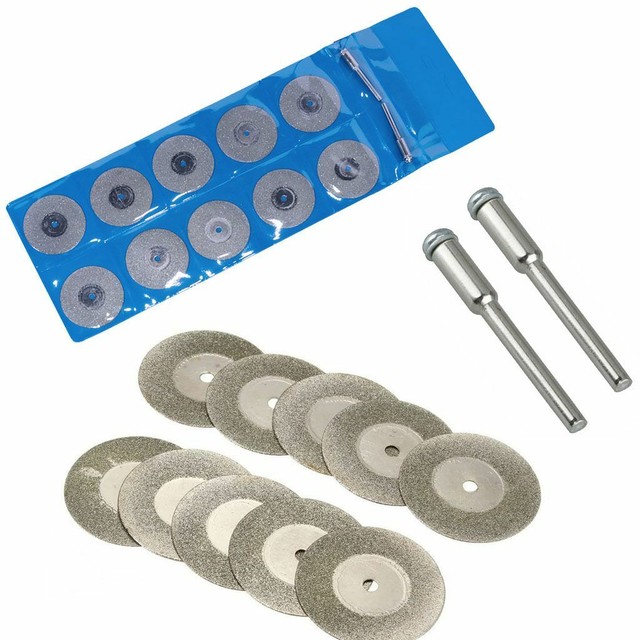 12 Diamond Cutting Wheels For Dremel Rotary Tool die grinder metal Cut