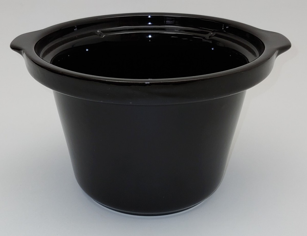 黒S P-CHAMBER . SRLMEX-S / P-P POT Rival Crock Pot Replacement 2 Quart Ceramic Pot Dishwasher Safe