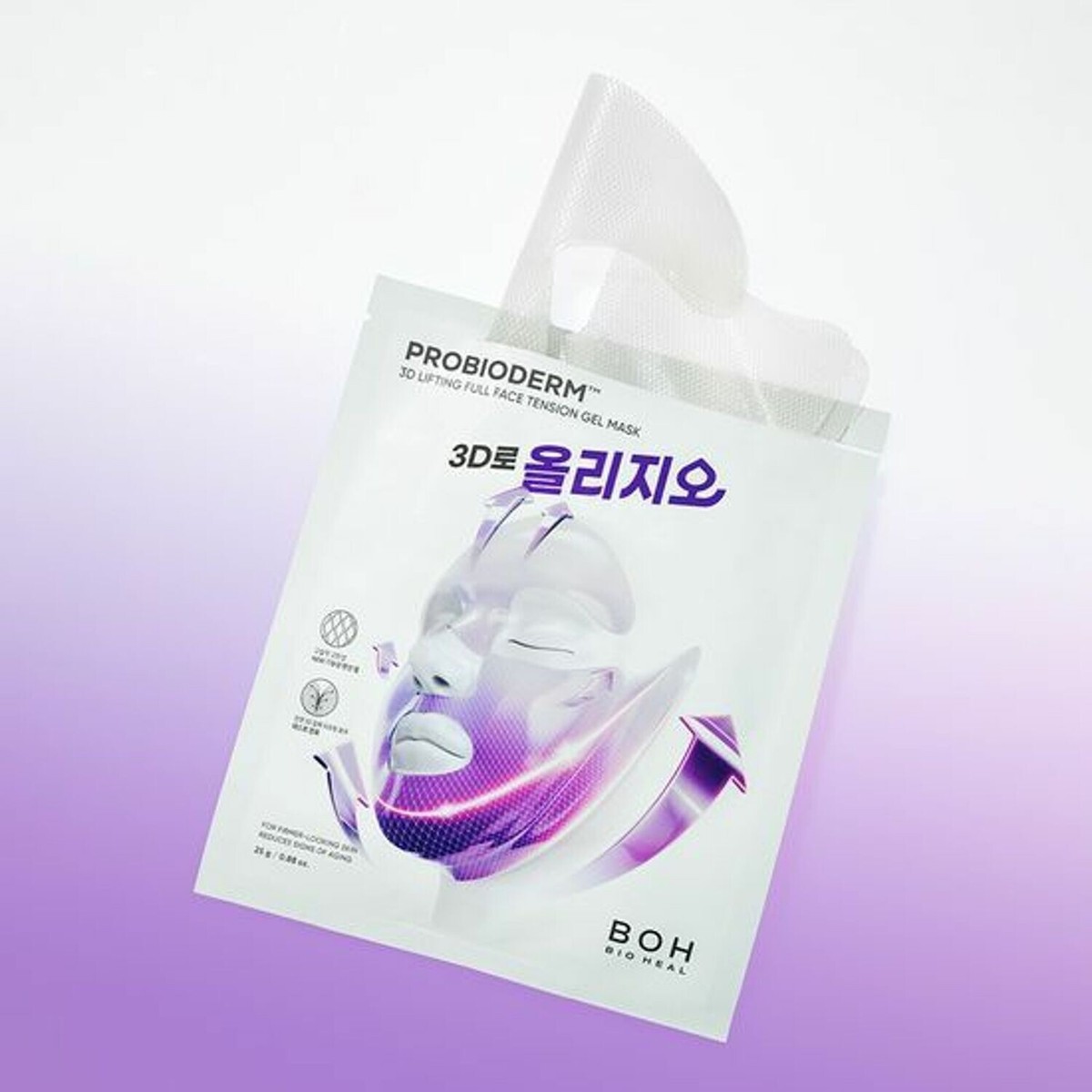 BOH PROBIODERM 3D LIFTING GEL MASK プランエス BIOHEAL BOH Probioderm 3D Lifting Full Face Tension Gel Mask