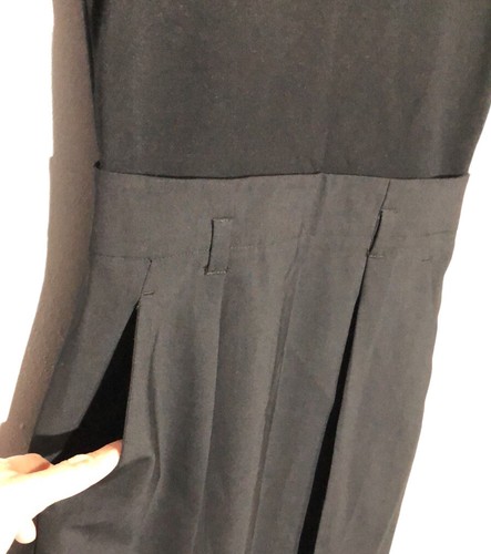 THEORY Women’s Black Wool Blend A-Line Scoop Neck Mini Dress with Pockets size 4 - Picture 3 of 10