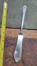 ANTIQUE NATIONAL FOURTEEN PATTERN SILVERPLATED MASTER BUTTER 🧈 KNIVE 