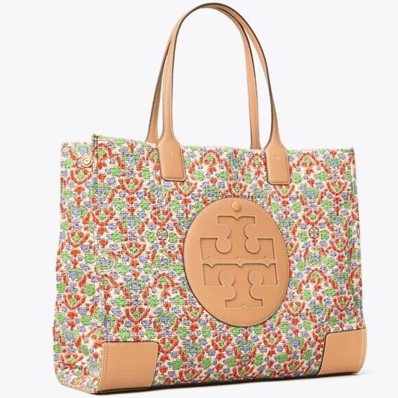 【TORY BURCH】ELLA ラフィア ラージバッグ Tory Burch Ella Floral Quilt Tote Legacy Paisley Size OS | eBay