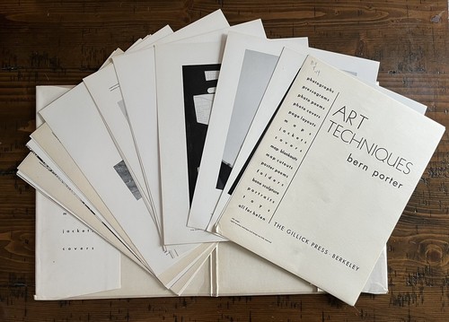 Bern Porter Art Techniques Photographs pressograms photo poems 1947 - Bild 3 von 8