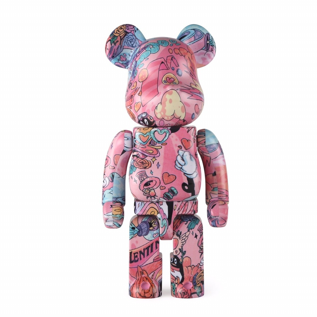 ベアブリック　bear brick 400%＋100％ E FAM BEAR BRICK (ベアブリック) フィギュア 100％＆400％ @ Π