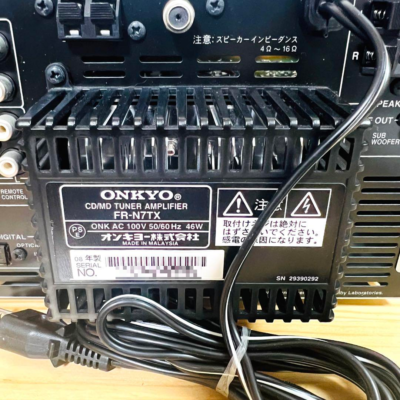 ONKYO FR-N7TX CD MD Tuner Amplifier With Speaker System Good | eBay