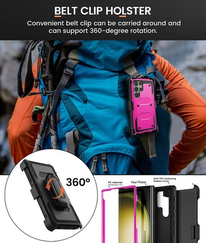 Funda protectora resistente ultra a prueba de golpes para Samsung Galaxy S23/FE/S22+/S23 + clip para cinturón - Imagen 14 de 101