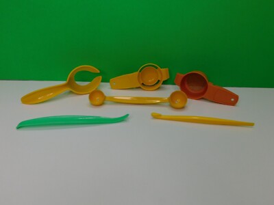 Tupperware Utensils Lot of 6 Peeler Baller Corer Strainer Egg Separator Scoop