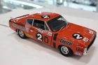 Leo Geoghegan 1972 Bathurst R/T E49 Charger SIGNED CERTIFICATE Trax 1:24