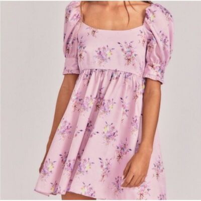 open lace back dress Light Pink Lace Trim Handkerchief Midi Dress