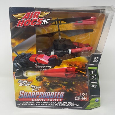 Air Hogs RC Sharpshooter Long Shot Missile Launching Helicopter