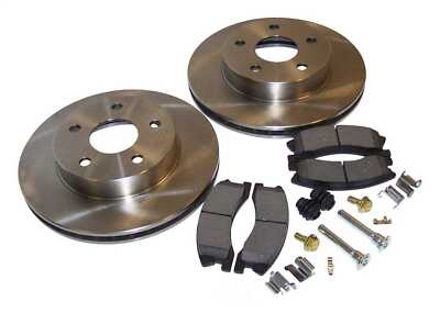 99-04 Grand Cherokee W/Akebono Caliper Front Disc Brake Rotor Pad Service Kit