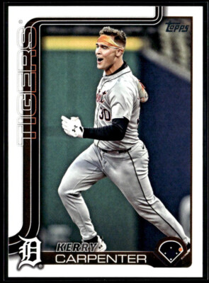 2025 Topps Series 2 Baseball #543 Kerry Carpenter - Detroit Tigers