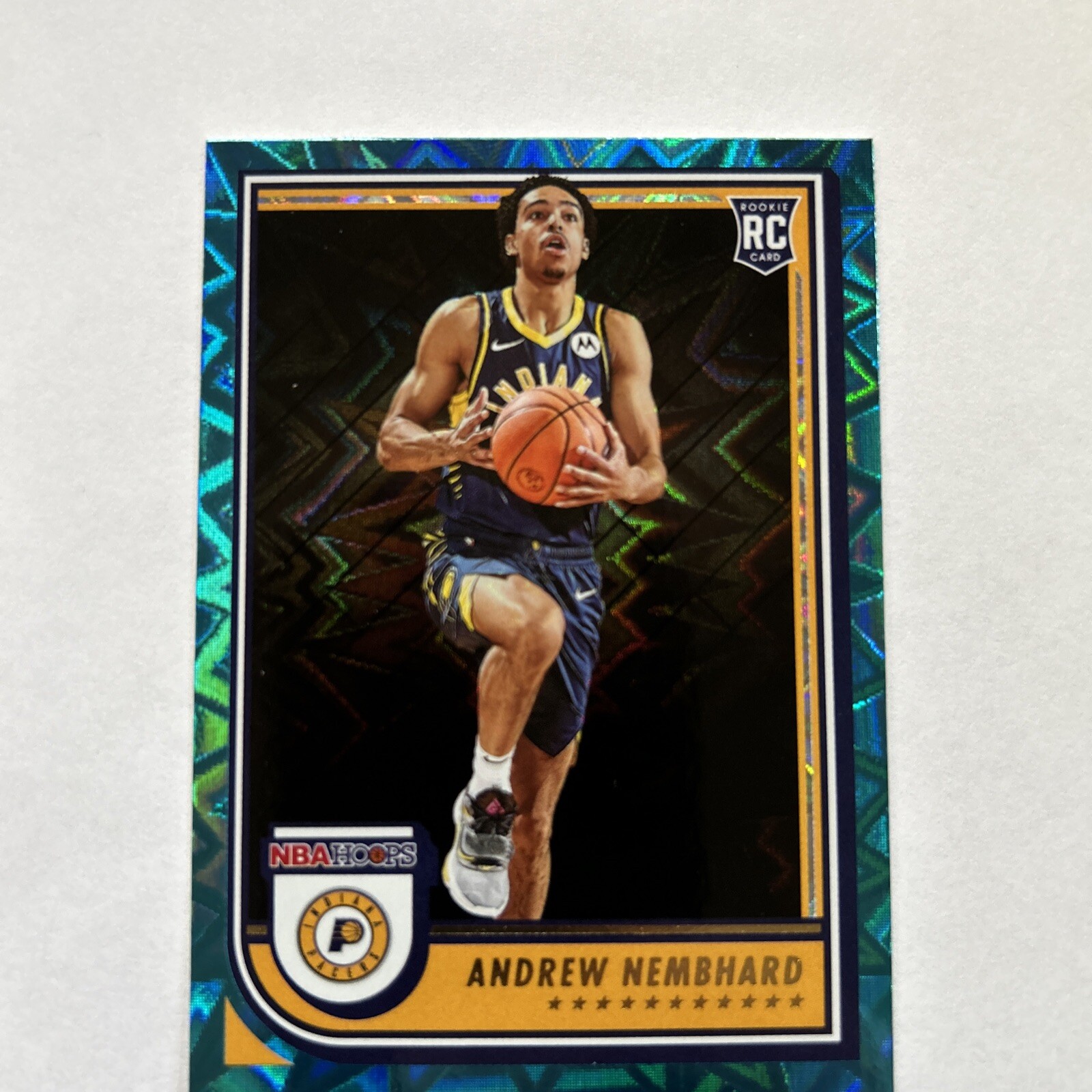 2022-23 Panini NBA Hoops - Rookies TEAL EXPLOSION #259 Andrew Nembhard (RC)