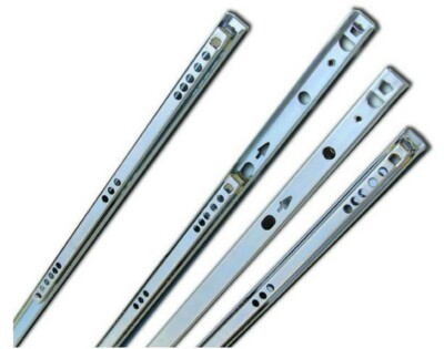 Schubladenführungen Kufen 17 mm gerillt Schubladenkugellager Kufen 278 mm 5 Paar