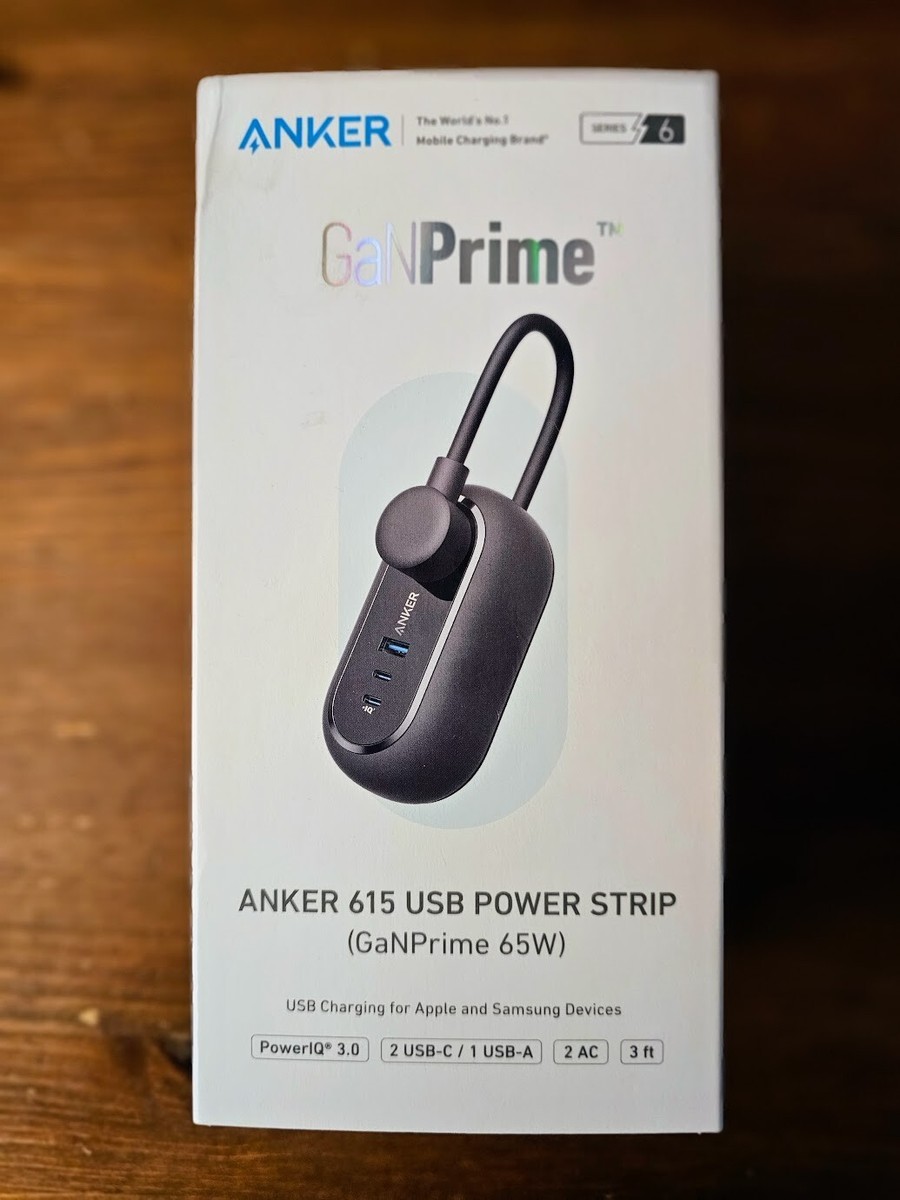 新品未開封★Anker 615 USB Power Strip 65W Anker 615 USB Power Strip (GaNPrime 65W) | USBポート付き電源