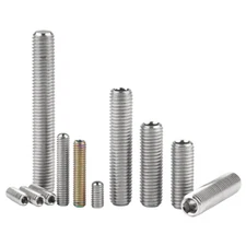  Titanium Hex Socket Set Screws Flat Point Grub Machine meter Screw DIN912 M4 M7
