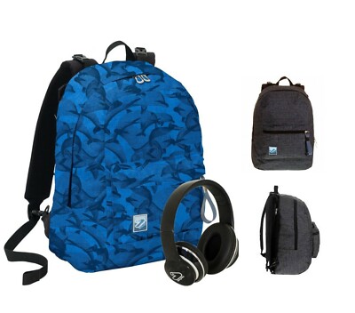 ZAINO SCUOLA SEVEN THE DOUBLE SPECIAL EDITION REVERSIBILE NERO