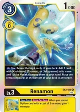 Renamon - EX2-019 NM - Digimon TCG