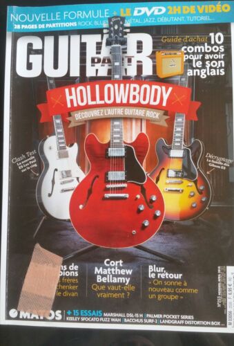 Guitar Part n°253; Hollowbody/ 50 ans de scorpions/ Blur/ Cort Matthew Bellamy - Photo 1/2