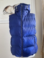 Ralph Lauren Rlx Sport Blue Puffer Vest With Hood