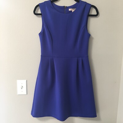 royal blue puffy dress short FOREVER 21 Mini Size Small VIDEO PRODUCT or any formal event Size:18.5/36 Clothing - Bottoms: Pants