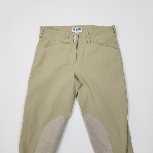 Dover Saddlery Pants Women's Size 26 Beige Black Equestrian Riding. - Picture 2 of 14