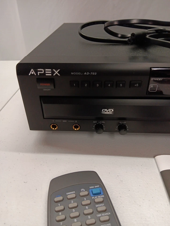 APEX MODEL:AD-707 Pre-owned Tested Great Working Condition - Image 4 of 4