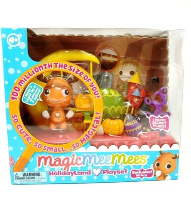 Magic Mee Mees Holiday Land Playset with Exclusive! Mittens Figure ...