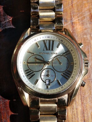 MICHAEL KORS MK5605 Bradshaw Unisex Watch Gold Tone  display picture 1