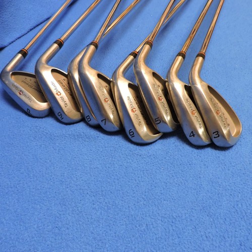 TaylorMade Supersteel Burner Irons Set 3,4,5,6,7,8,9,PW R-80 RH Steel Shaft - Picture 13 of 23