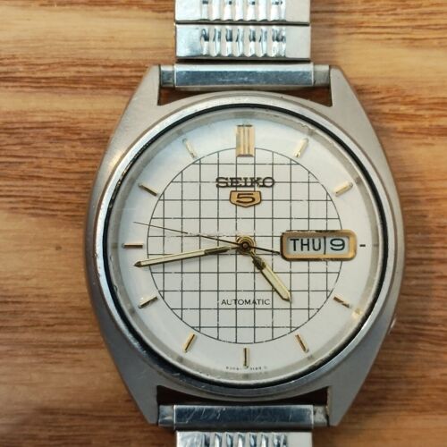 Seiko No. 5 Vintage Watch 6309-8840 DayDate Wristwatch 70's Men's Working - Picture 3 of 15