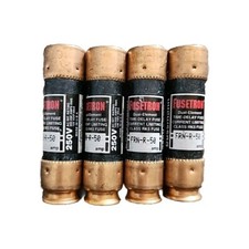 Cooper FRN-R-50 50Amp Fusetron Dual Element Time-Delay Fuse 250V Lot Of 4