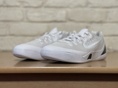 Nike Kobe 9 IX Triple White GS Basketball Shoe FV3607-100 Size 7Y