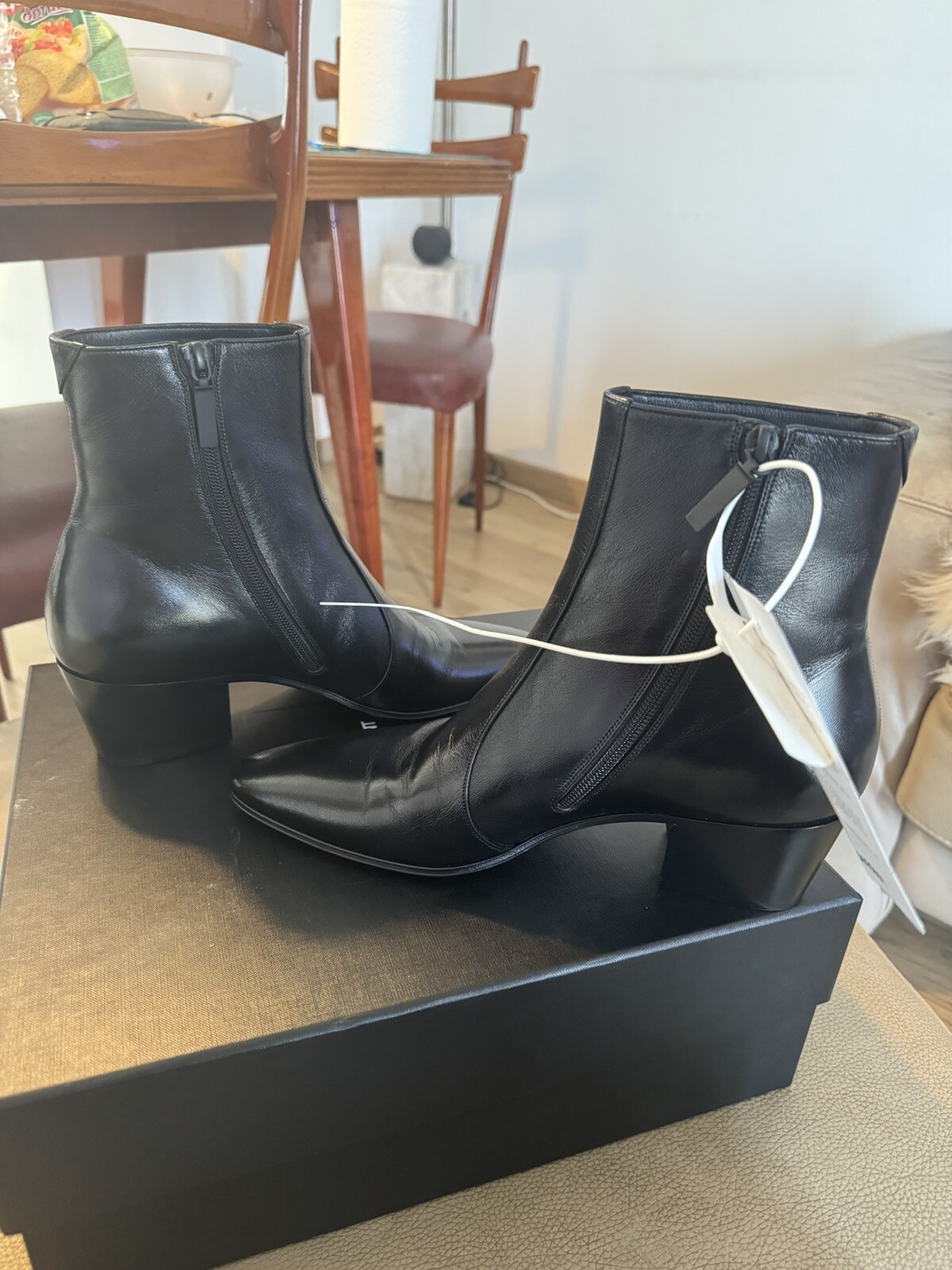 STIVALETTO VASSILI 60 IN PELLE LISCIA SAINT LAURENT STAGIONE PRIMAVERA2024