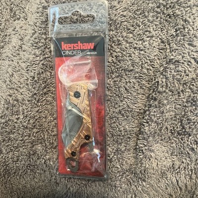 Kershaw Cinder 1025CUX Folding Liner Lock Copper Finish Bottle Opener