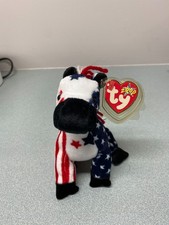 RARE TY Lefty 2000 Beanie Baby With Errors Political Donkey
