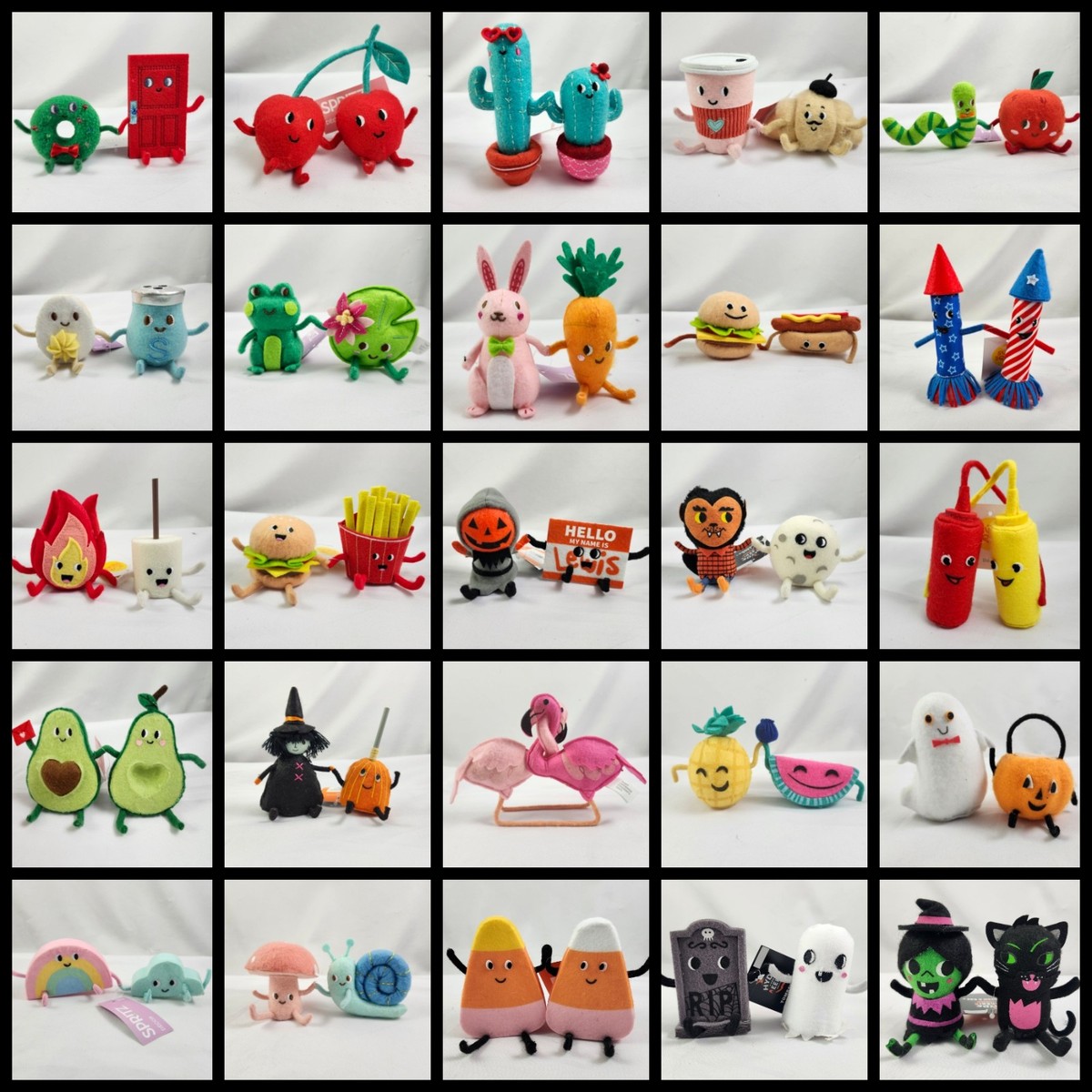 YOU PICK Target Felt Duo Figurines Wondershop Hyde & Eek Spritz