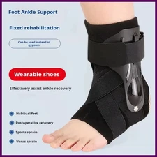 Ankle Brace-Stirrup Ankle Splint- Adjustable Rigid Stabilizer for Sprains
