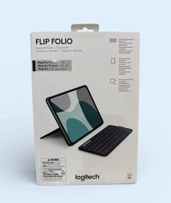 Logitech Flip Folio Keyboard Case 11 In M4 Pro, M2, M3 Air; 5th gen NEW/SEALED