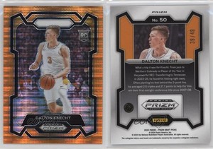2024 Panini Prizm Draft Picks Orange Pulsar /49 Dalton Knecht #50 Rookie RC