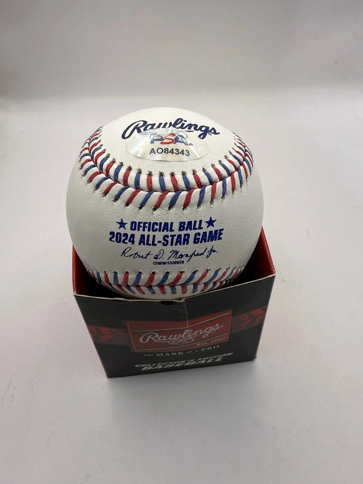 MASON MILLER Oakland Athletics A's SIGNED ROMLB Baseball PSA COA 2024 All Star - Image 2 of 2