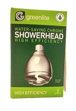 New Greenlite Water Saving Low-Flow Fixed Silver Tone Shower Head (50 pcs)