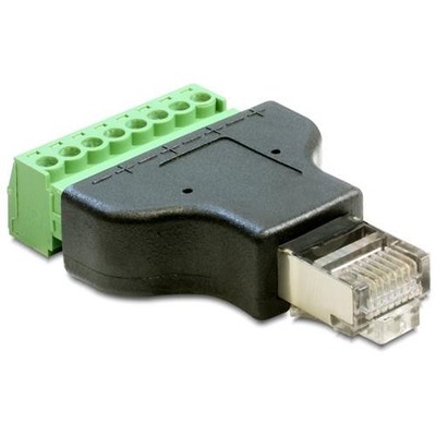DeLock DELOCK ADAPTER TERMINALBLOCK > RJ45 STECKER