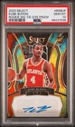 2023 Panini Select Kobe Bufkin Rookie Signatures Tie-Dye Prizm Auto #/25 PSA 10