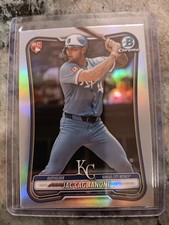 2026 Bowman Chrome Jac Caglianone Red RC Refractor #75 Royals SP