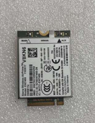 Genuine Sierra Wireless AirPrime 4G LTE EM7455 DW5811e 0V8KN6 W3
