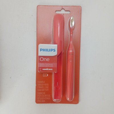 Philips One by Sonicare Battery Toothbrush With Travel Case - Orange HY1100/01